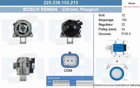 PSH 225.536.150.215 - Alternatore autozon.pro