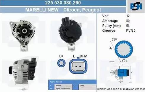 PSH 225.530.080.260 - Alternatore autozon.pro