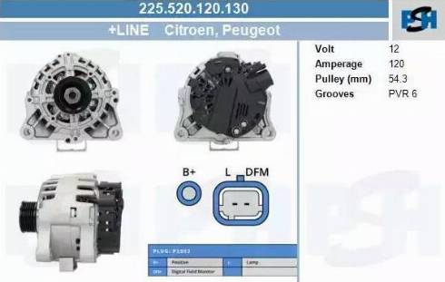 PSH 225.520.120.130 - Alternatore autozon.pro