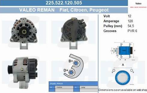 PSH 225.522.120.505 - Alternatore autozon.pro