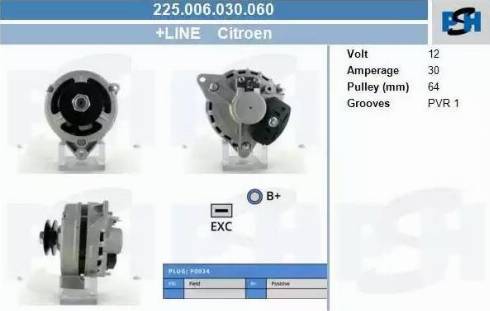 PSH 225.006.030.060 - Alternatore autozon.pro