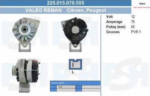 PSH 225.015.070.505 - Alternatore autozon.pro