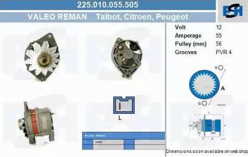 PSH 225.010.055.505 - Alternatore autozon.pro