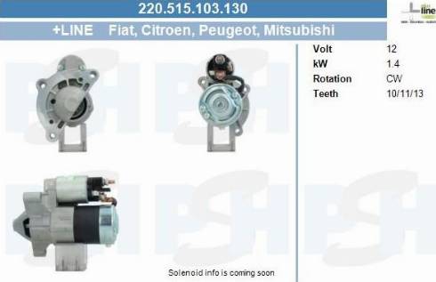 PSH 220.515.103.130 - Motorino d'avviamento autozon.pro