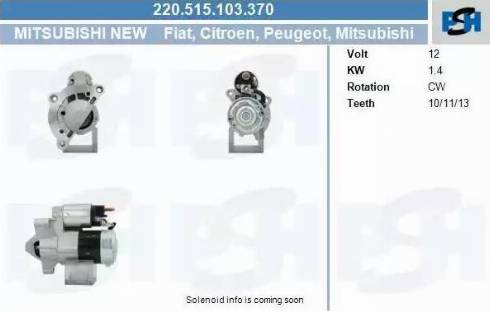 PSH 220.515.103.370 - Motorino d'avviamento autozon.pro