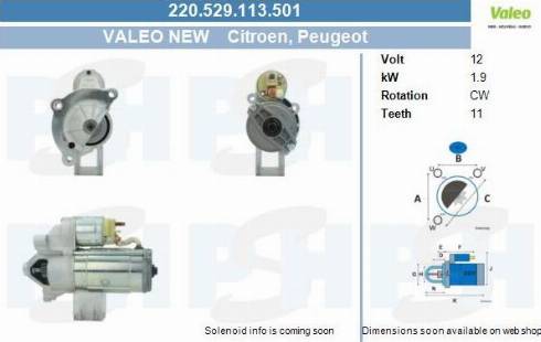 PSH 220.529.113.501 - Motorino d'avviamento autozon.pro