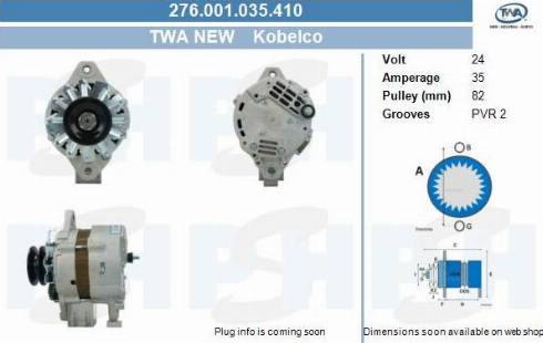 PSH 276.001.035.410 - Alternatore autozon.pro