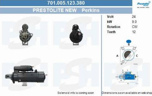 PSH 701.005.123.380 - Motorino d'avviamento autozon.pro