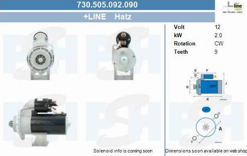 PSH 730.505.092.090 - Motorino d'avviamento autozon.pro