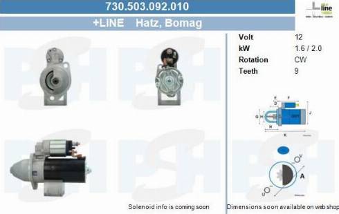 PSH 730.503.092.010 - Motorino d'avviamento autozon.pro