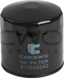 Cworks B110G0042 - Filtro olio autozon.pro