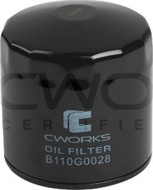 Cworks B110G0028 - Filtro olio autozon.pro