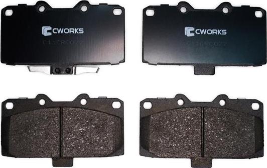 Cworks C11CR0077 - Kit pastiglie freno, Freno a disco autozon.pro