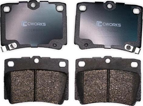 Cworks C12CR0066 - Kit pastiglie freno, Freno a disco autozon.pro