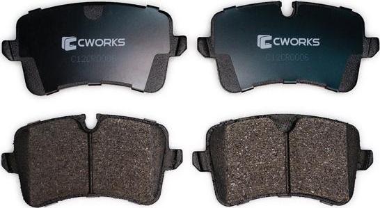 Cworks C12CR0006 - Kit pastiglie freno, Freno a disco autozon.pro