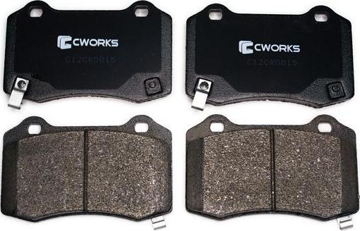 Cworks C12CR0015 - Kit pastiglie freno, Freno a disco autozon.pro