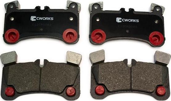 Cworks C12CR0083 - Kit pastiglie freno, Freno a disco autozon.pro