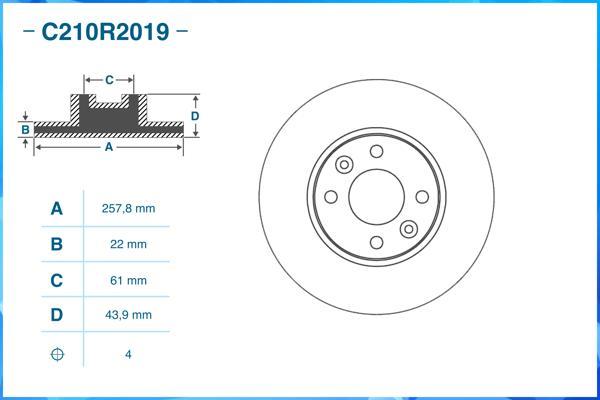 Cworks C210R2019 - Discofreno autozon.pro