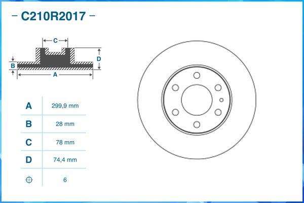 Cworks C210R2017 - Discofreno autozon.pro