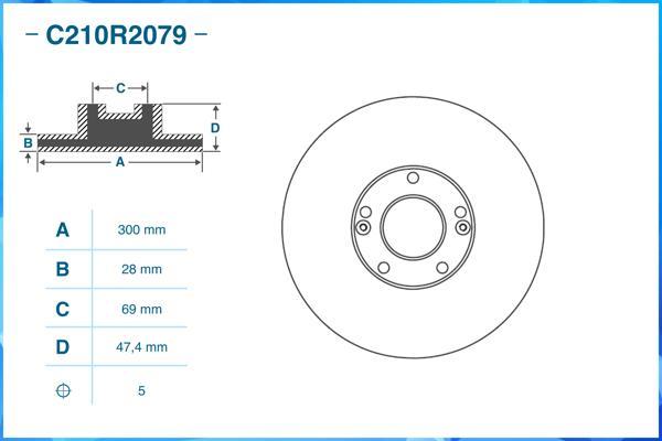 Cworks C210R2079 - Discofreno autozon.pro