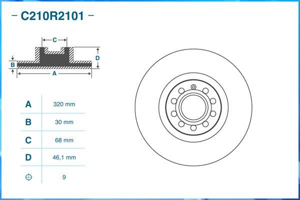 Cworks C210R2101 - Discofreno autozon.pro