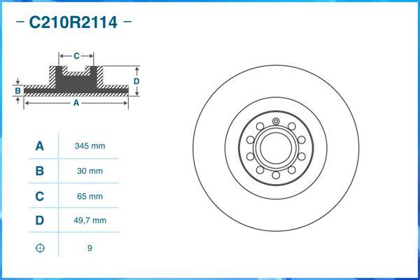 Cworks C210R2114 - Discofreno autozon.pro