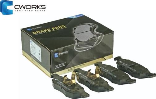 Cworks G4512Z01520 - Kit pastiglie freno, Freno a disco autozon.pro