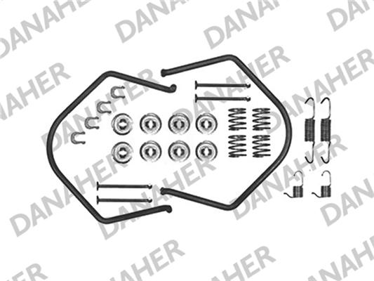 Danaher 7638 - Kit accessori, Ganasce freno autozon.pro