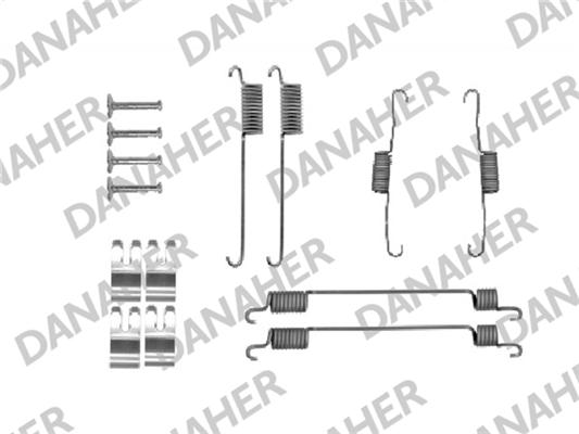 Danaher 7030 - Kit accessori, Ganasce freno autozon.pro