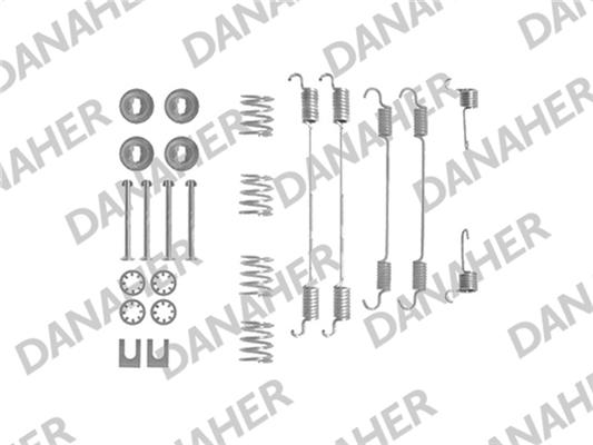 Danaher 7747 - Kit accessori, Ganasce freno autozon.pro