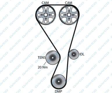 Dayco 941128 - Cinghia dentata autozon.pro