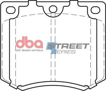 DBA Australia DB625SS - Kit pastiglie freno, Freno a disco autozon.pro