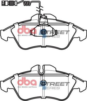 DBA Australia DB1959SS - Kit pastiglie freno, Freno a disco autozon.pro