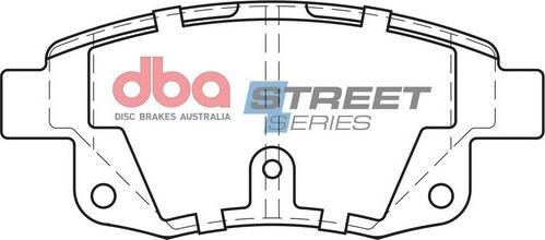 DBA Australia DB1968SS - Kit pastiglie freno, Freno a disco autozon.pro