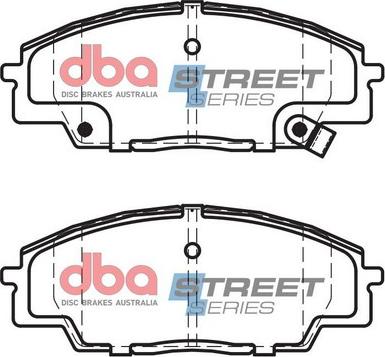 DBA Australia DB1452SS - Kit pastiglie freno, Freno a disco autozon.pro