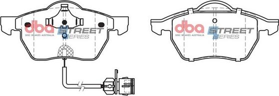 DBA Australia DB1404SS - Kit pastiglie freno, Freno a disco autozon.pro