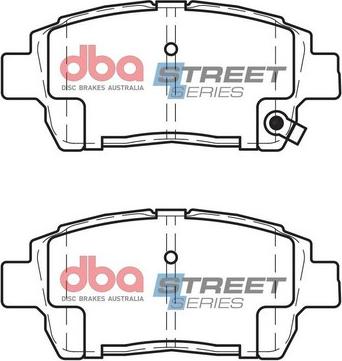 DBA Australia DB1422SS - Kit pastiglie freno, Freno a disco autozon.pro