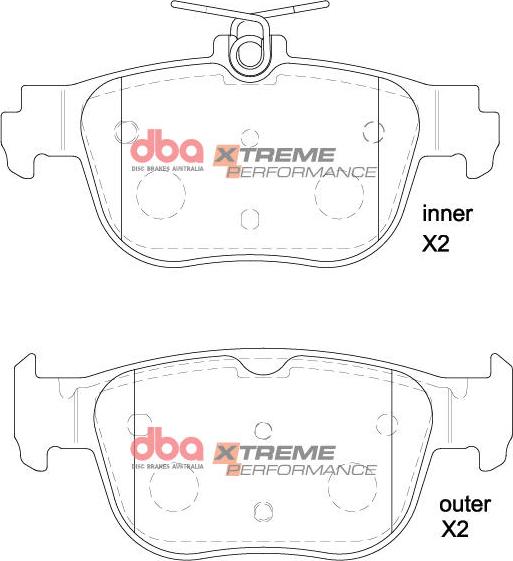 DBA Australia DB15092XP - Kit pastiglie freno, Freno a disco autozon.pro