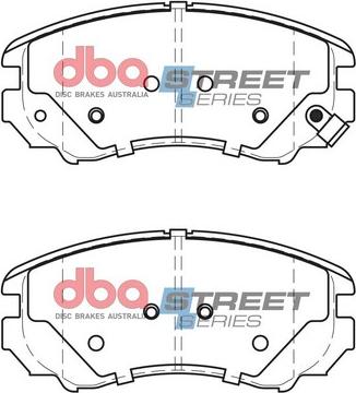 DBA Australia DB1504SS - Kit pastiglie freno, Freno a disco autozon.pro