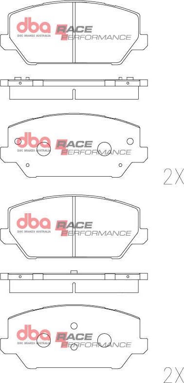 DBA Australia DB15012RP - Kit pastiglie freno, Freno a disco autozon.pro