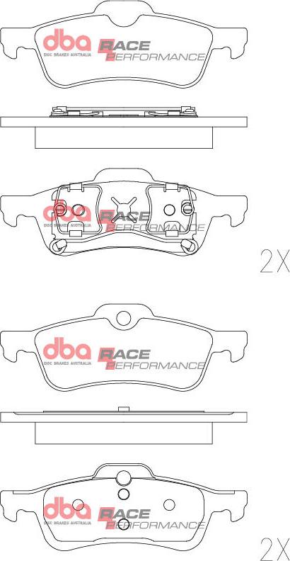 DBA Australia DB1501RP - Kit pastiglie freno, Freno a disco autozon.pro