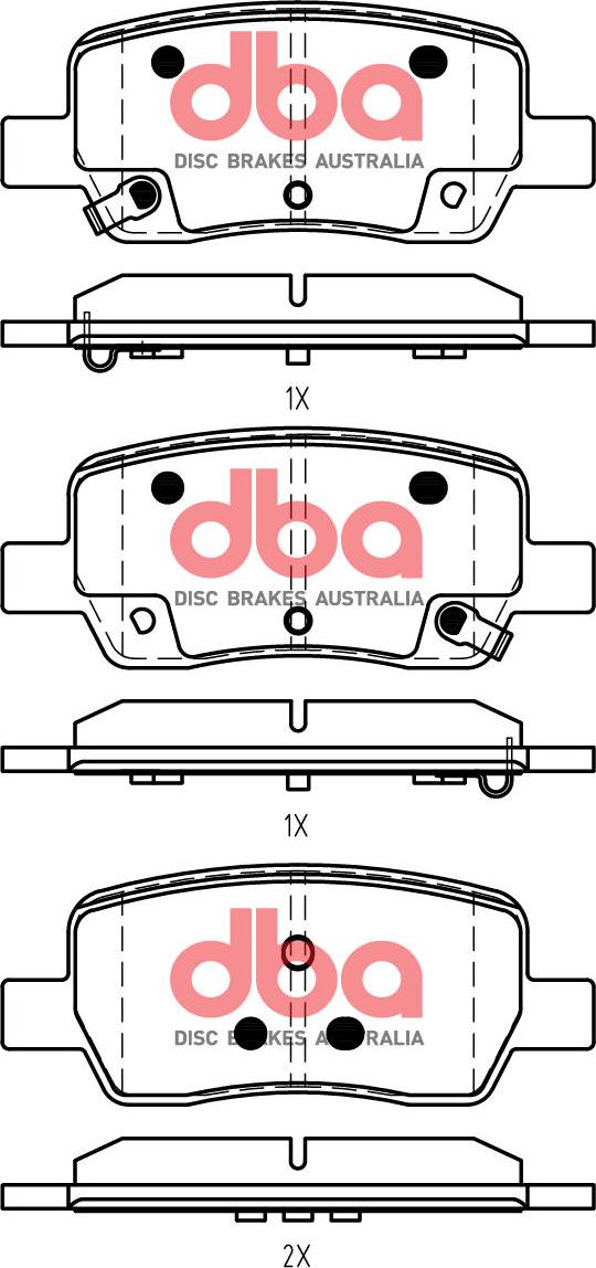 DBA Australia DB15072SS - Kit pastiglie freno, Freno a disco autozon.pro