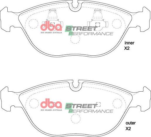 DBA Australia DB15194SP - Kit pastiglie freno, Freno a disco autozon.pro