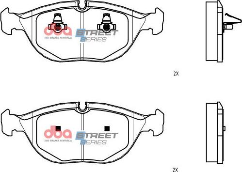 DBA Australia DB15194SS - Kit pastiglie freno, Freno a disco autozon.pro