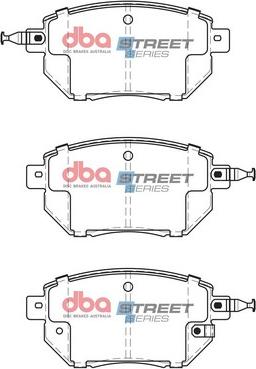 DBA Australia DB1516SS - Kit pastiglie freno, Freno a disco autozon.pro