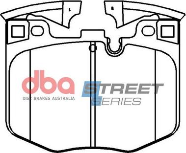 DBA Australia DB15107SS - Kit pastiglie freno, Freno a disco autozon.pro