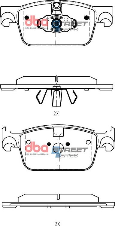 DBA Australia DB15250SS - Kit pastiglie freno, Freno a disco autozon.pro