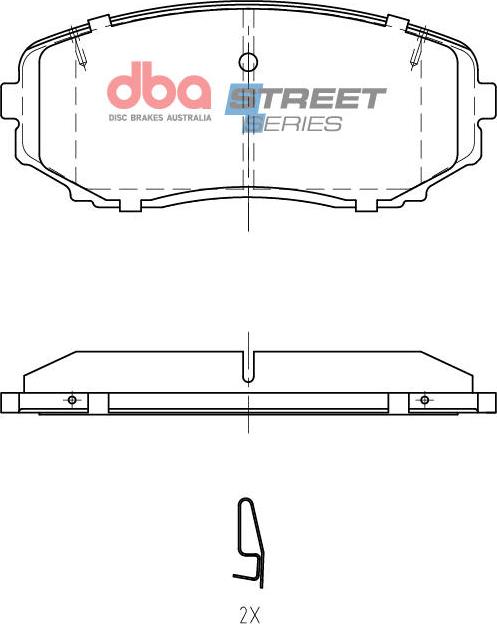 DBA Australia DB15252SS - Kit pastiglie freno, Freno a disco autozon.pro