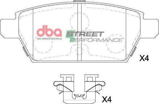 DBA Australia DB15203SP - Kit pastiglie freno, Freno a disco autozon.pro