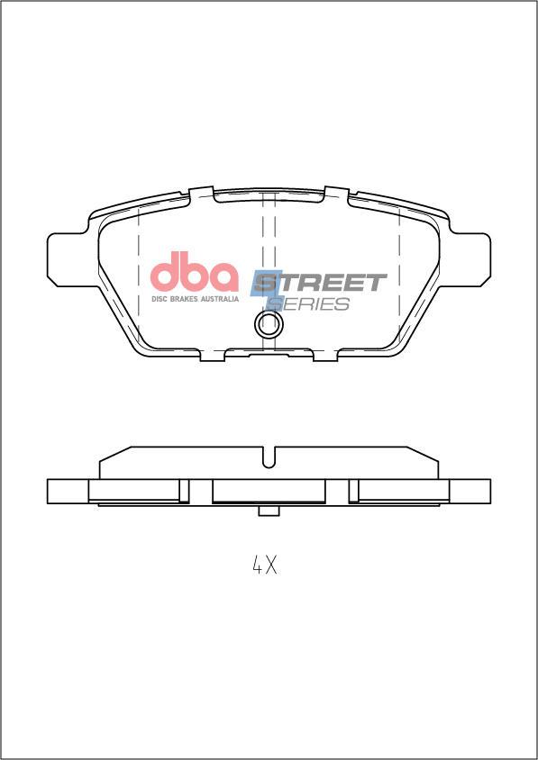 DBA Australia DB15203SS - Kit pastiglie freno, Freno a disco autozon.pro